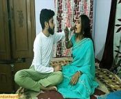 Hot English Madam has sudden sex with an innocent student during private tuition! Amazing hot sex from hot web series saree sex