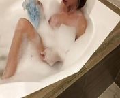 Take a bath with a Goddess Mary! from naked mom having bath with son