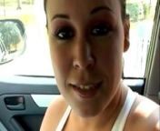 Handjob In The Car From Big Tit Sister Just Awesome from big tit sister
