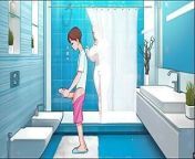 Caught masturbating in the bathroom by my best friend's stepmom from anime bikini ass