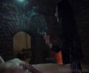 Cigarette & Cattle Prod Cock Torture from cattle pussy eat