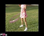 Hot Teeny is playing in the park and gets spotted by some guys from lela star suck slut