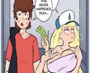 Dipper Pines & Pacifica Northwest Fuck In An Elevator from wendy and dipper gravity fall sex