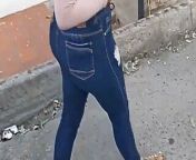 On the street with my neighbor I fuck the 18 year old teen brunette stepsister with big saggy tits her pussy is very sof from desi sof