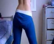 Dani (Tutti) sows face, ass in blue yoga pants - fans.wmv from dani o neal nude