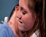 Cute teen candystriper gets drilled by a doctor in the exam room from cute teen with doctor