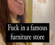 Lety Howl Is Looking for a Stranger in a Famous Furniture Store to Go Fuck Him in the Public Toilet. from 屯門usdt找換店hkotc ccyk8f