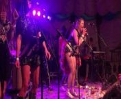 Sexy Women singing in Tight Lingerie from club sing kim