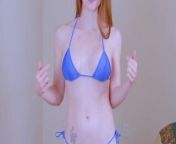 Ruby Day's Bikini Try-On JOI from ruby day yoga ruby day nude yoga