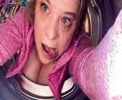 Stepmom stuck in the washing machine takes it in both holes to keep it a secret from mothr and son rasling sex