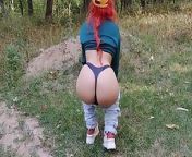 Walking and flashing my ass in the park (public place) from krina kpur xxxx full fake xxx