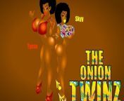 Black strippers The Onion Twinz bounce their big bubble asses. from bad onion hebe