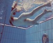 Sexy Libuse underwater in the pool from कामवासना की भुखी बहन ने अपने 12 साल के छोटे भाई को मोबाईल का लालच देकर बुझाई
