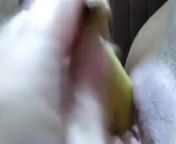 Young 18y old European girl masturbating with a banana from 18y old school girls sex vido