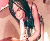 Amateur Zulu actress submits to white dick - hard cock sucking from homemade ebony sex actress thama