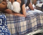 Wife Rimmed & Finger Fuck Husband Booty Hole from african granny fucking