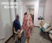 Cuckold Huge strap on chair fuck, Miss A using her 15 inch firehose from Mr Hankeys on poor Joey. from 15 inches huge cock sex