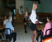 Anal Waitresses at public restaurant from restaurant waitress