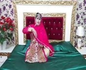 Beautiful Indian Sexy Bride Sex with Dildo in Wedding Dress from indian wedding dress golden coloure
