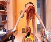 Curvy redhead slut from Germany loves riding a long bone from lsis love jail