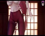 Genshin Impact - Yae Miko - Sexy Dance In Pantyhose With Sex Toy (3D HENTAI) from genshin impact yae miko 3d hentai