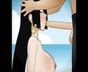 Boa Hancock Eased Into Taking a Big Cock Deep in Her Throat - Sdt from hentai boa hancock uncensored pussy ima