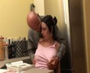 Pigtails and tits from bbw daughter and dad