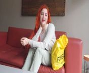 Redhead Colombian Slut Sucking and Fucking Her New Fake Boss from new fake