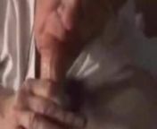 Old grandpa eating the another men's sperm from old grandpa gay porn