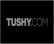TUSHY Hot brunette satisfies her need for anal from tuhy