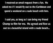 Helena Price - My Caribbean Nude Beach Vacation Part 2 - Getting Felt Up By A Black Man! from flagras na praia