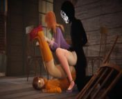 Scooby Doo - Velma and Daphne Halloween threesome - 3D Porn from www xxx kajol x