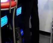 Public fuck in a casino while she plays slot machines. Cumshot on her sexy ass from link slot terpercaya