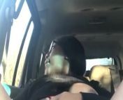 Fey Sinclair CAUGHT in the car from fey