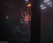 Lara Croft in the Orgasm Machine from lxara