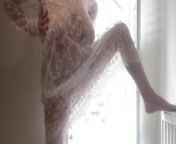 Annabel’s white sheer lace dress from virumandi movie heroin aphirami nude xxx