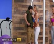Brazzers - Lucky Dude Gets To Train With The One And Only Cherie Deville from milf yoga center porn full movies