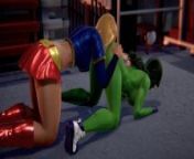 Futa - Anal - Supergirl x She Hulk from she hulk xxnx