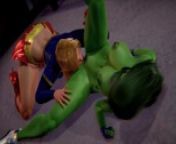 Futa - Anal - Supergirl x She Hulk from hulk xdxxx