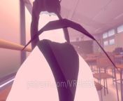 Teen Cat Girl Student Gets Nude & Face Rides You With Hidden Vibrator in Class POV Lap Dance from erw