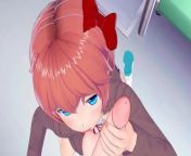 DDLC Sayori wants to Fuck on the Bus POV Hentai from dghc