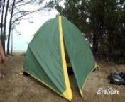 How to set up a tent on the beach naked. Video tutorial. from reshmi nair nude video capture