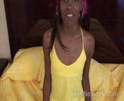 Super Skinny Black Girl w Small Tits in POV Video from ebony nudist famiajlxxx com