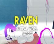 Adult RAVEN real world 2D HENTAI RIDING Big Ass T TITANS Anime Waifu Japanese Animation Cosplay from ravena tandan xxxmall