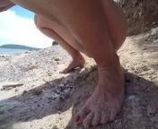girl pissing on public beach from ams bianca sugar nudeana nude xx bikani