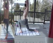 Topless Outdoor Yoga In Colorado! from 广州越秀区上门美女上门外围上门17819700014 ryw