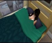 Johnny Depp fucks his fiancee Angelina Jolie in the red bedroom | sims 4 sex from angelina jolie and antonio banderas
