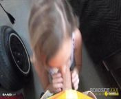 Roadside - Babe With Huge Tits Gets Fucked By The Mechanic from garaki