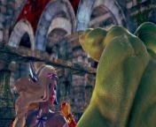 Justice powerful heroine battle to darkness goblin - 3d hentai animation from heroin anupama xxvideos