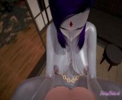 Teen Titans Hentai - POV Raven is a horny bitch from cartoon teen titans go porn video download